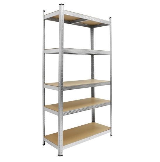 Repisa Estante Metálico 186x90x40cm Galvanizado-2