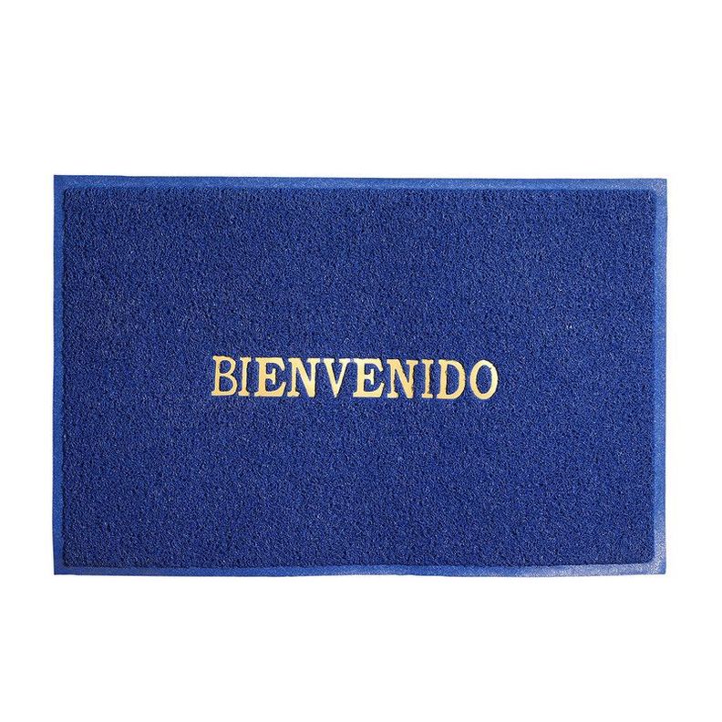LIMPIAPIES BIEVENIDO COLOR AZUL 90x60 cm ARTHOME