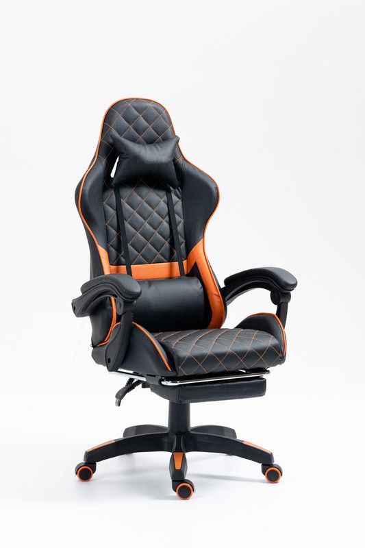 SILLA GAMER ARMOR 1039F PRO NEGRO NARANJO-0