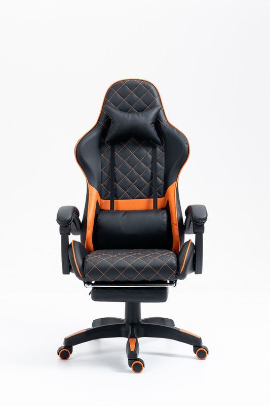 SILLA GAMER ARMOR 1039F PRO NEGRO NARANJO-1