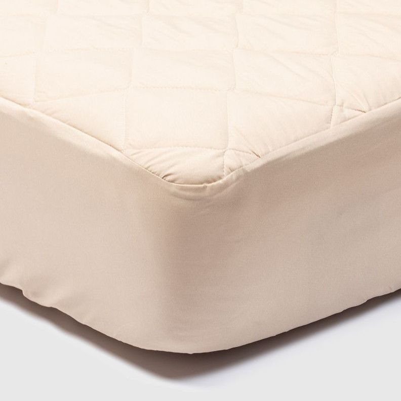 Cubrecolchon + Faldon Beige Arthome King-2