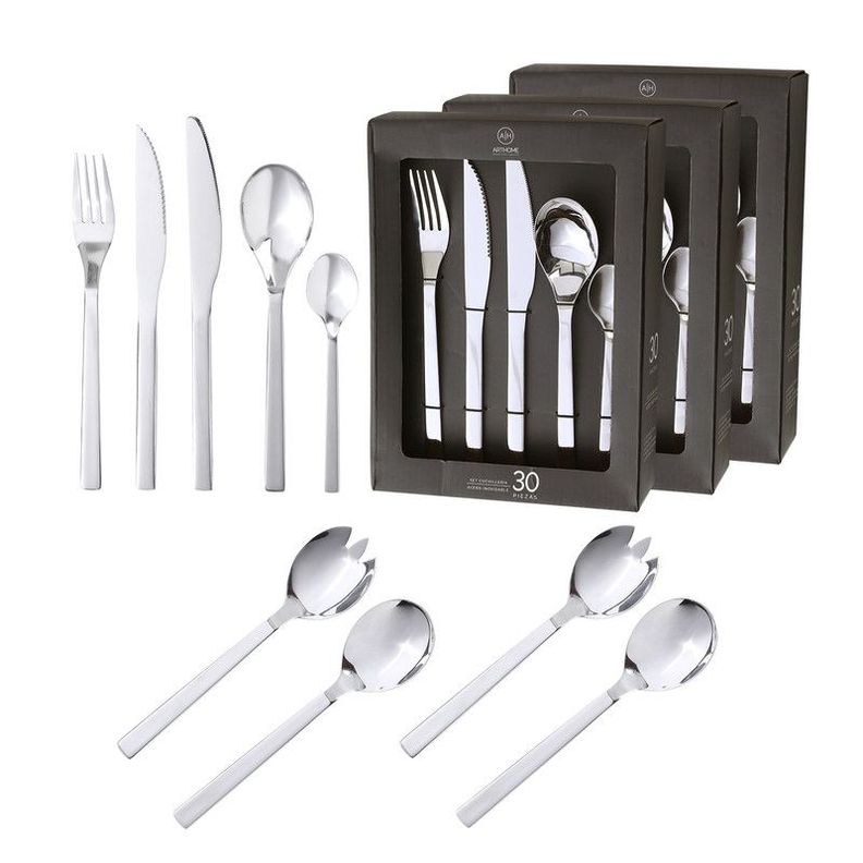 Set Cuchilleria 94 Piezas Acero Inoxidable Arthome CUC20-0
