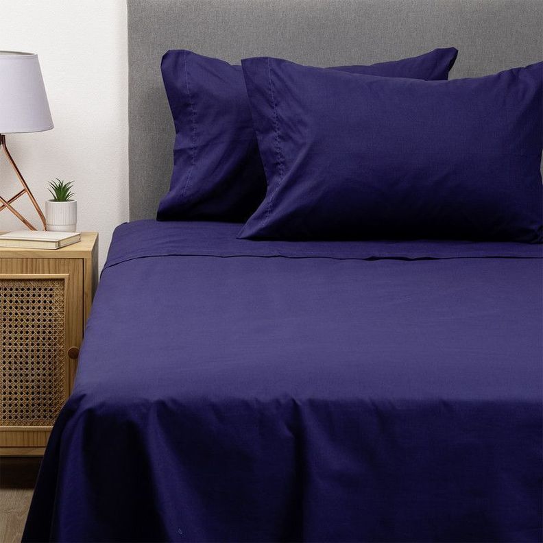 PACK 2 SABANAS ARTHOME AZUL + BLANCO 1,5 PLAZAS-1