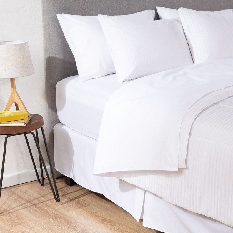 PLUMON BICOLOR ARTHOME BEIGE BLANCO 1.5 PLAZAS-3