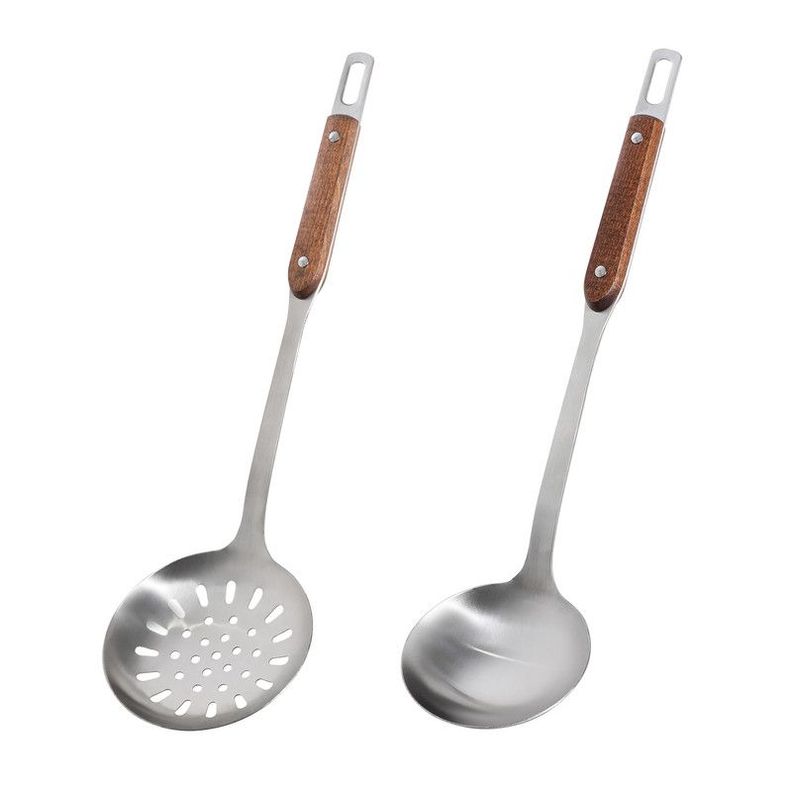 Set 2 Utensilios de Cocina Acero Inoxidable COC02-0