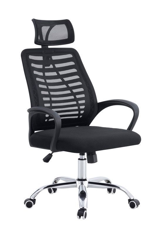 SILLA DE OFICINA EJECUTIVA MADRID ERGONOMICA COLOR NEGRO BM-805-0