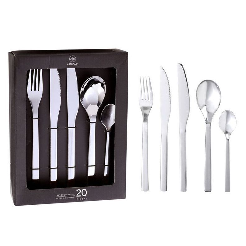 Set Cuchilleria 84 Piezas Acero Inoxidable Arthome CUC09-4
