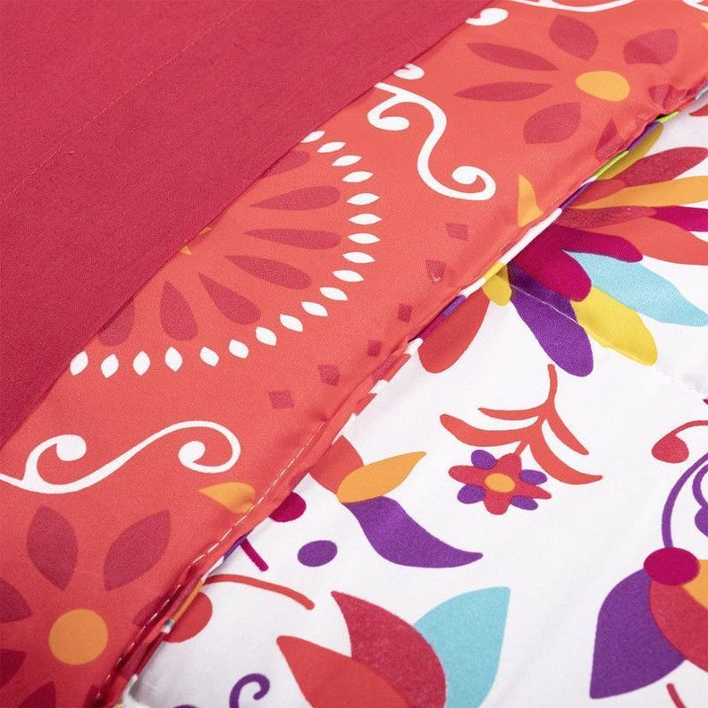 COMBO 8 PLUMON MEXICO REVERSIBLE ROJO 1.5 PLAZAS-5