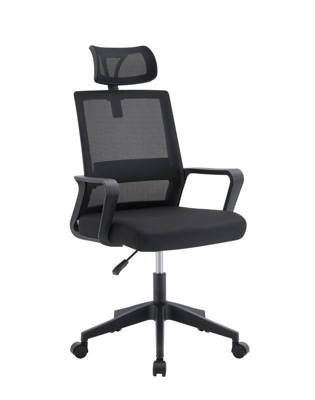 SILLA DE OFICINA EJECUTIVA ROMA ERGONOMICA COLOR NEGRO BM-695-0