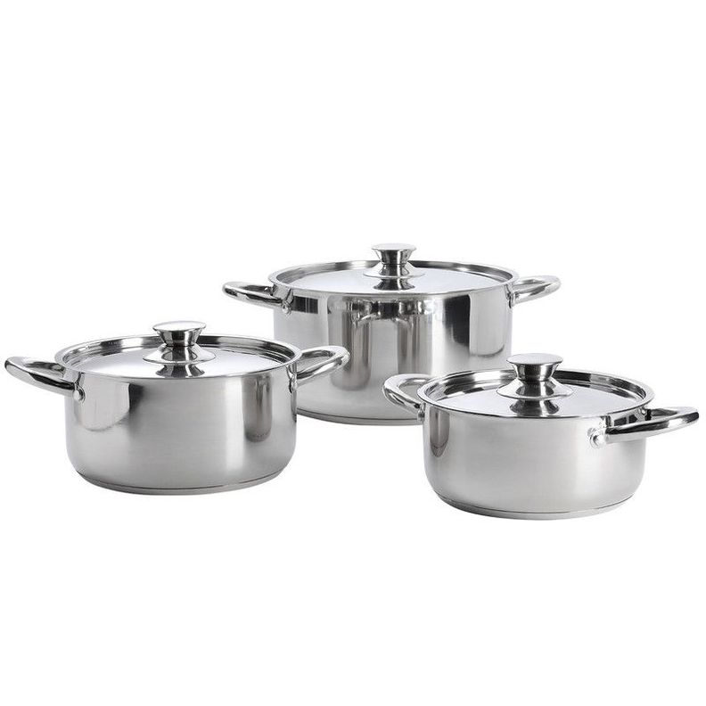 Set Bateria de Cocina 8 Piezas Acero Inoxidable COC15-1
