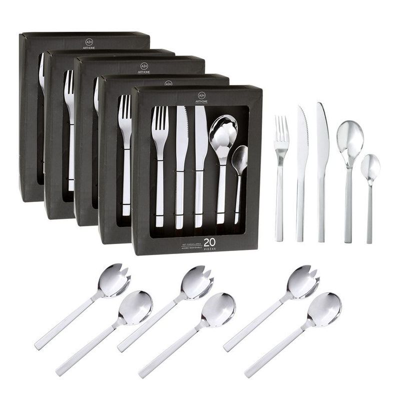 Set Cuchilleria 106 Piezas Acero Inoxidable Arthome CUC10-0