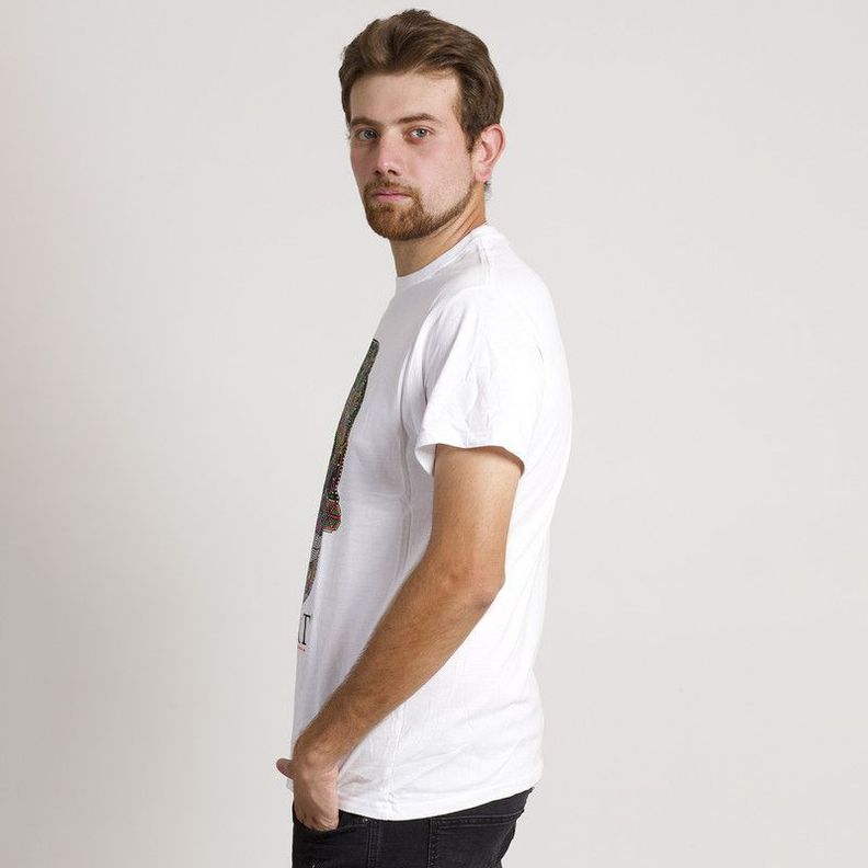 POLERA MANGA CORTA ESTAMPADA BLANCA MEXICO COLOR-4