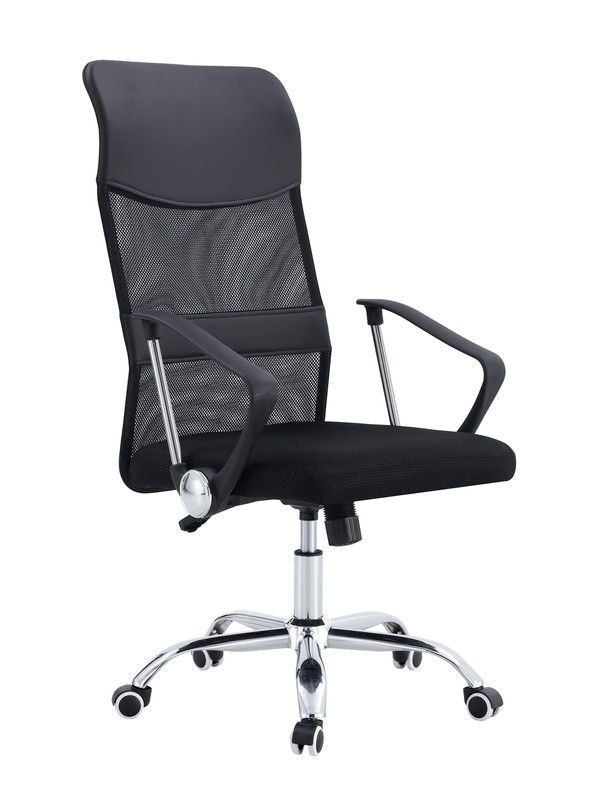 SILLA DE OFICINA EJECUTIVA LONDRES ERGONOMICA COLOR NEGRO BM-526-0