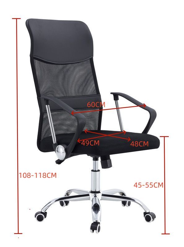SILLA DE OFICINA EJECUTIVA LONDRES ERGONOMICA COLOR NEGRO BM-526-5