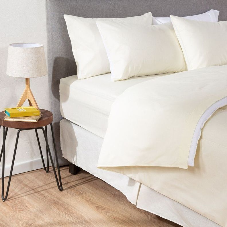 COMBO 36 PLUMON BICOLOR BEIGE BLANCO 1.5 PLAZAS-1