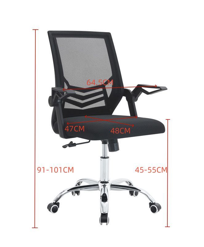 SILLA DE OFICINA EJECUTIVA LIVERPOOL ERGONOMICA COLOR NEGRO BM-813-5
