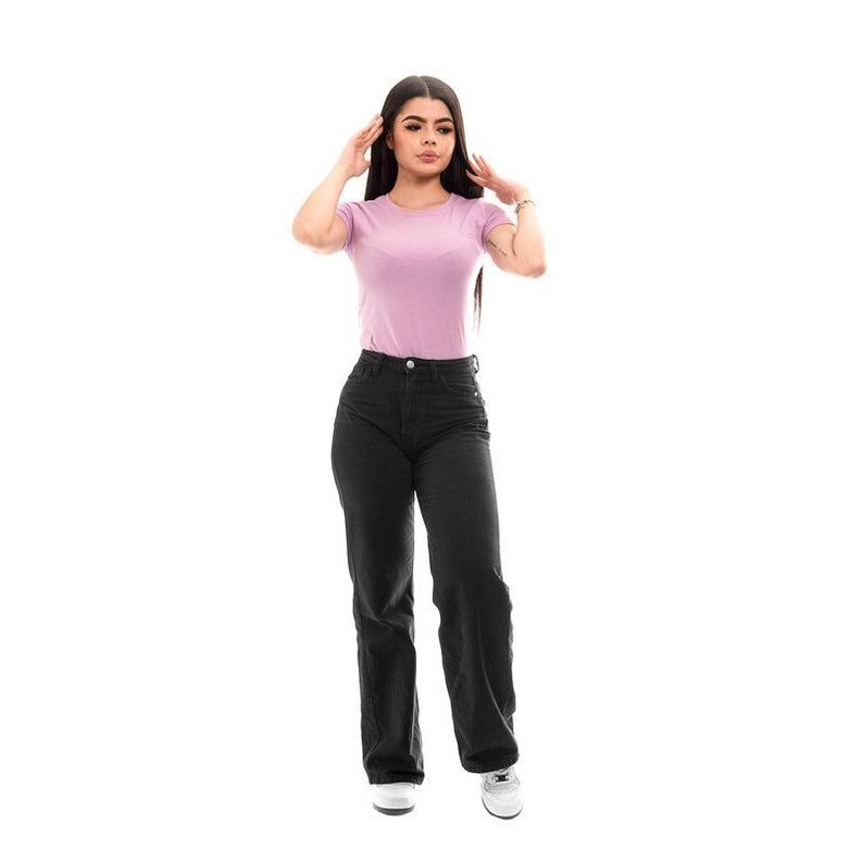 POLERA MUJER CUELLO REDONDO MANGA CORTA LILA-3