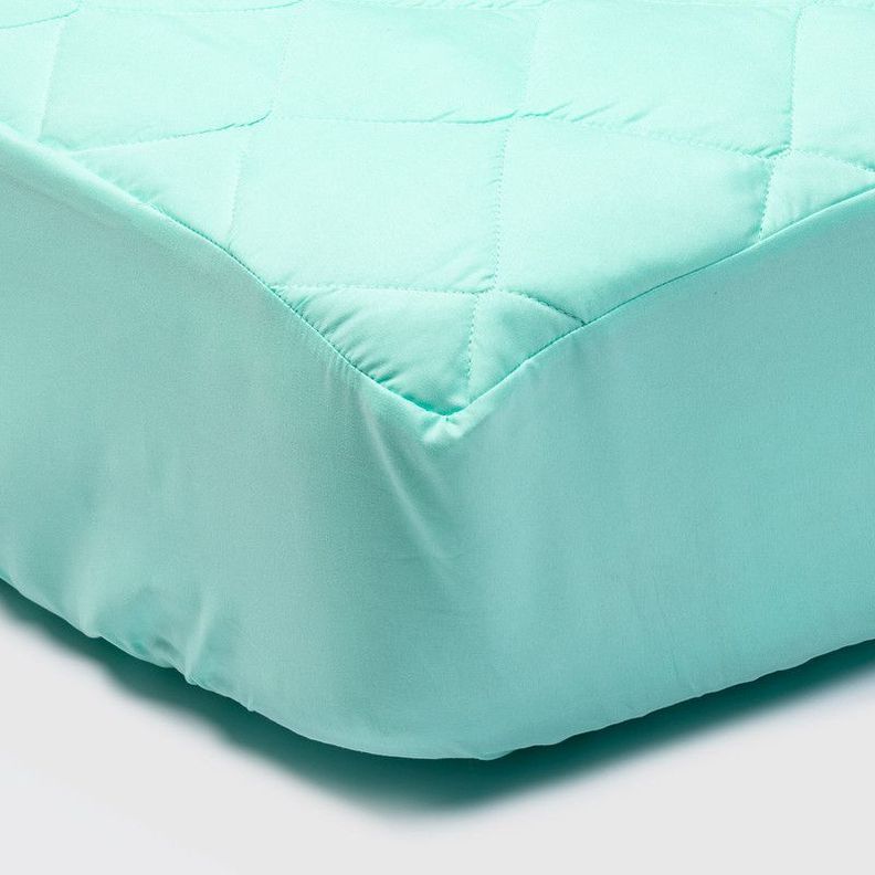 Cubrecolchon + Faldon Verde Arthome King-2