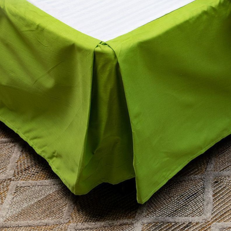 Cubrecolchon + Faldon Verde Arthome King-5