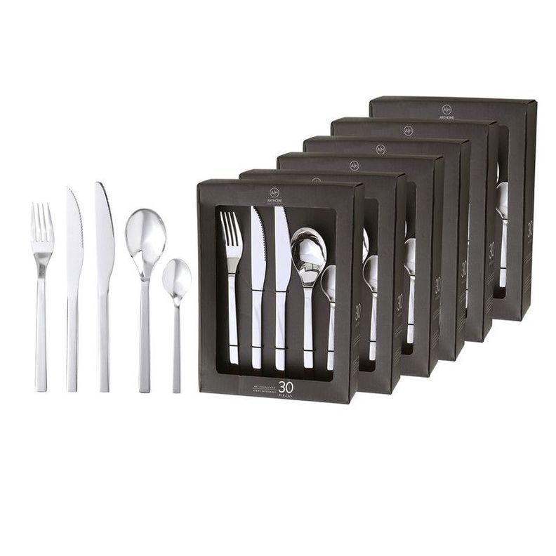 Set Cuchilleria 180 Piezas Acero Inoxidable Arthome CUC23-0