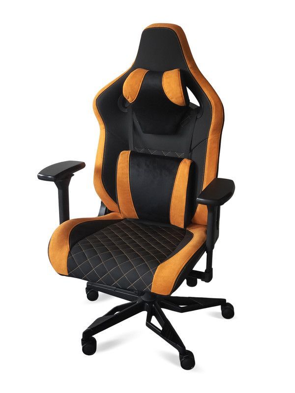 SILLA GAMER ARMOR TITAN PROFESIONAL NEGRO NARANJO-0