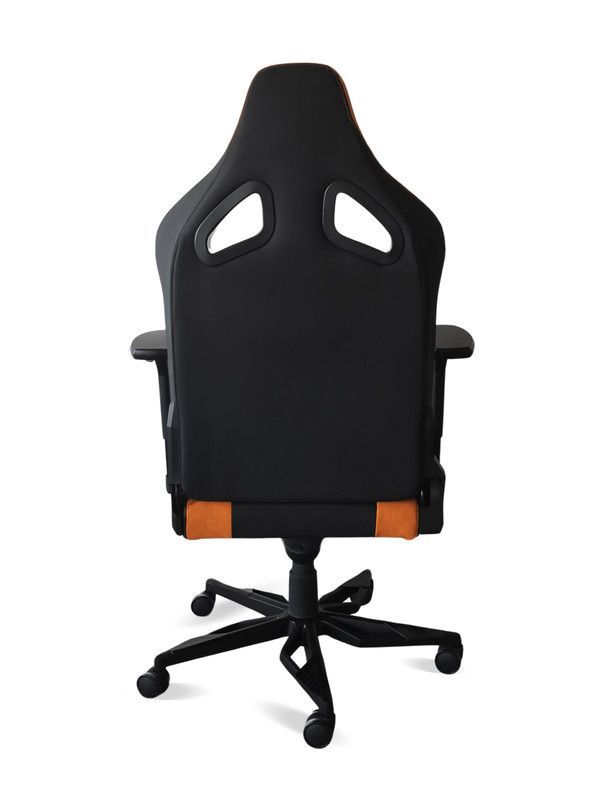 SILLA GAMER ARMOR TITAN PROFESIONAL NEGRO NARANJO-3