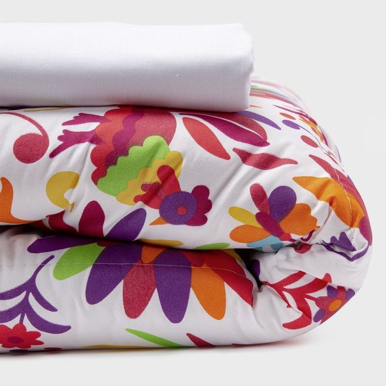 COMBO 1 PLUMON MEXICO REVERSIBLE ROJO 1.5 PLAZAS-0