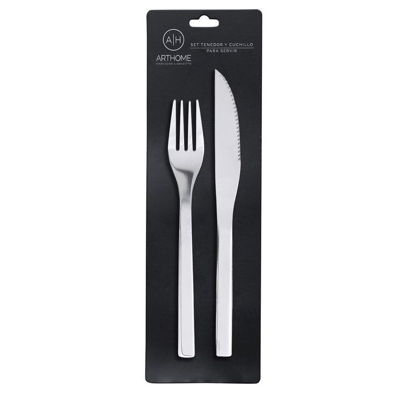 Set Cubiertos 24 Piezas Acero Inoxidable Arthome CUC34-1