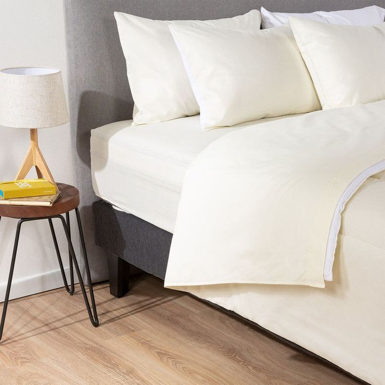 COMBO 32 PLUMON BICOLOR BEIGE BLANCO 1.5 PLAZAS-1
