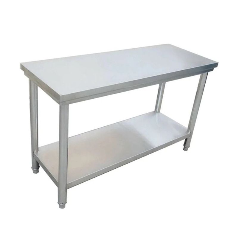 Meson Central Arthome Acero Inoxidable 180x60x85 cm-0