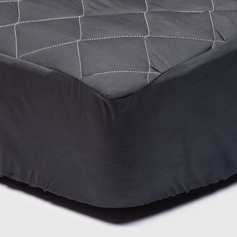 Cubrecolchon Negro Arthome King-0