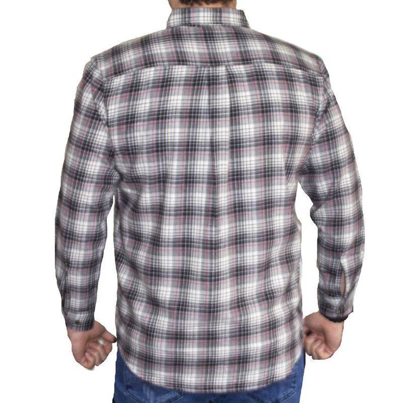 CAMISA  LEÑADOR ST JOHN'S BAY MANGA LARGA GRIS-1