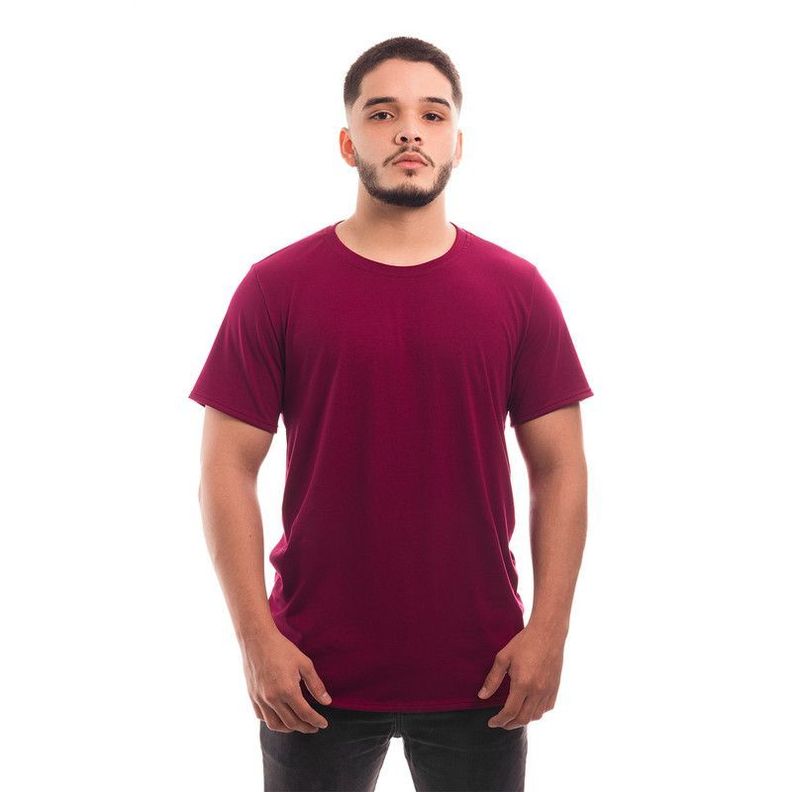 POLERA HOMBRE CUELLO REDONDO MANGA CORTA BURDEO-3