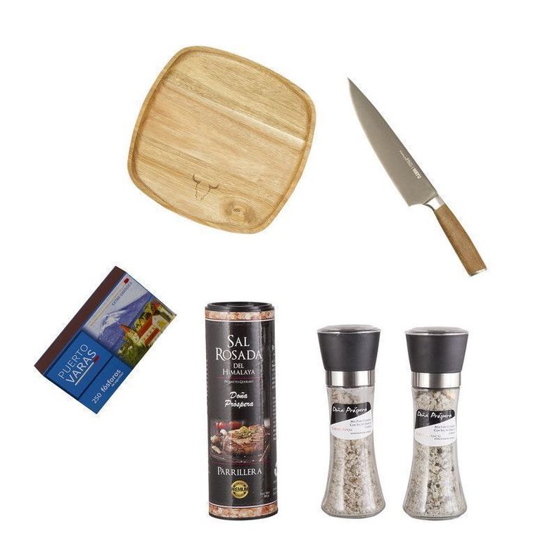 Set Parrillero 199 WAYU + Mix Sales Gourmet 6 Piezas-0