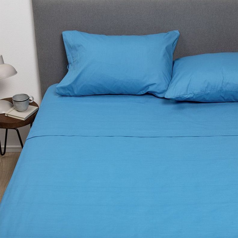 COMBO SABANA CELESTE + CUBRECOLCHON 1,5 PLAZAS-1