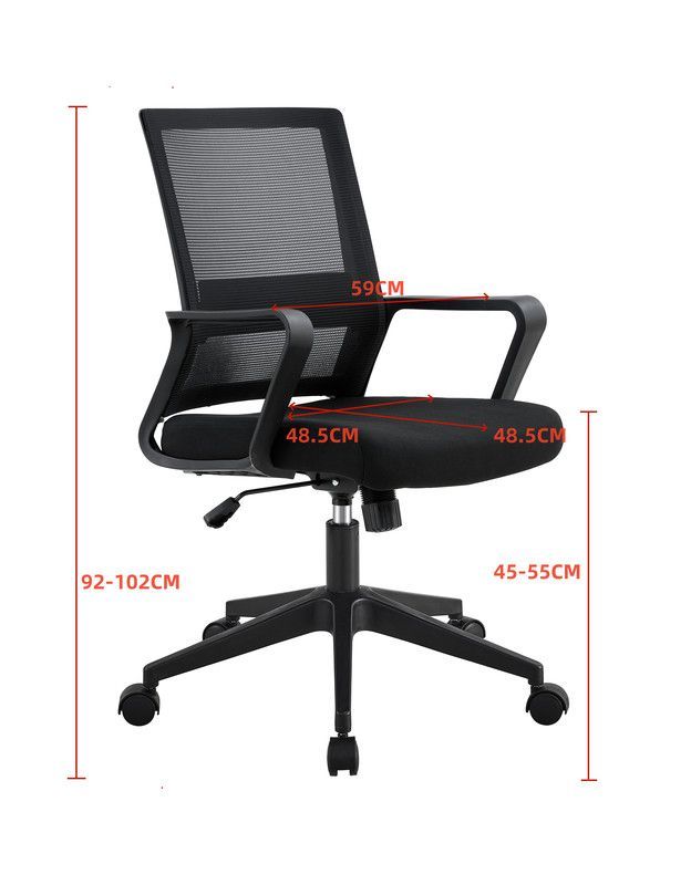 SILLA DE OFICINA EJECUTIVA PARIS ERGONOMICA COLOR NEGRO BM-698-5