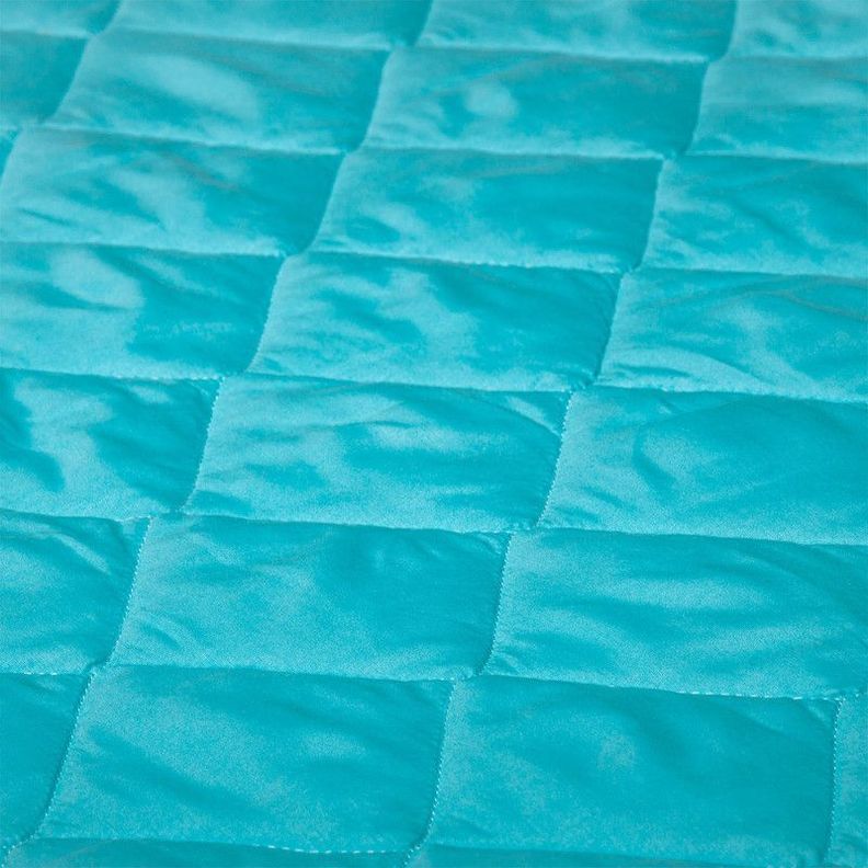 Cubrecolchon Turquesa + Faldon Blanco Arthome King-4