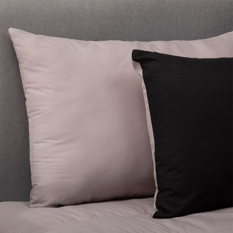 Plumon Gris Negro 2 Pl + Pack Almohadas Gris Arthome-6