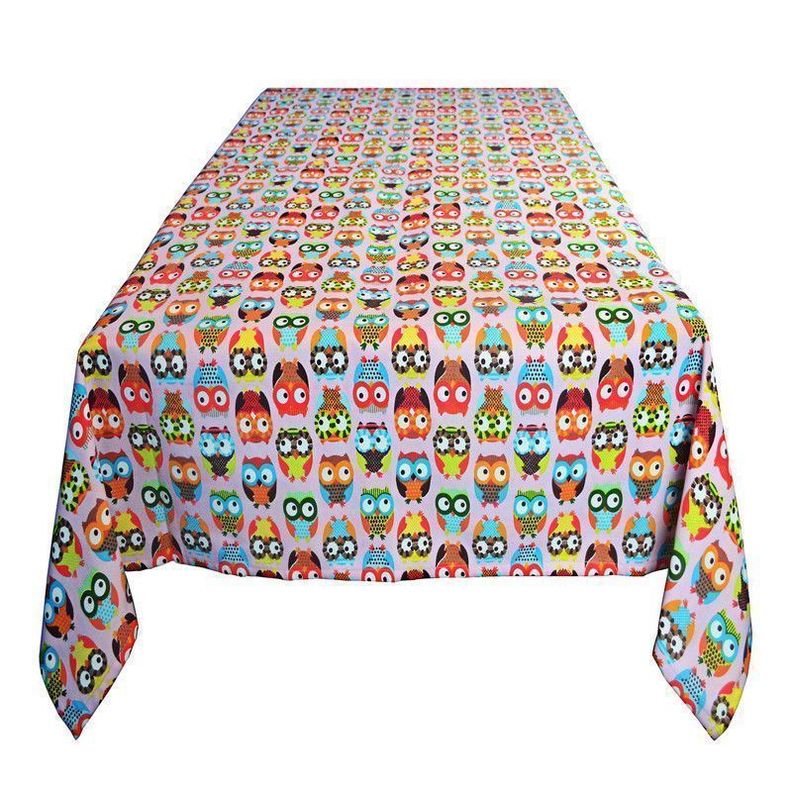 Mantel Rectangular buho fondo rosado 300 cm x 150 cm-2
