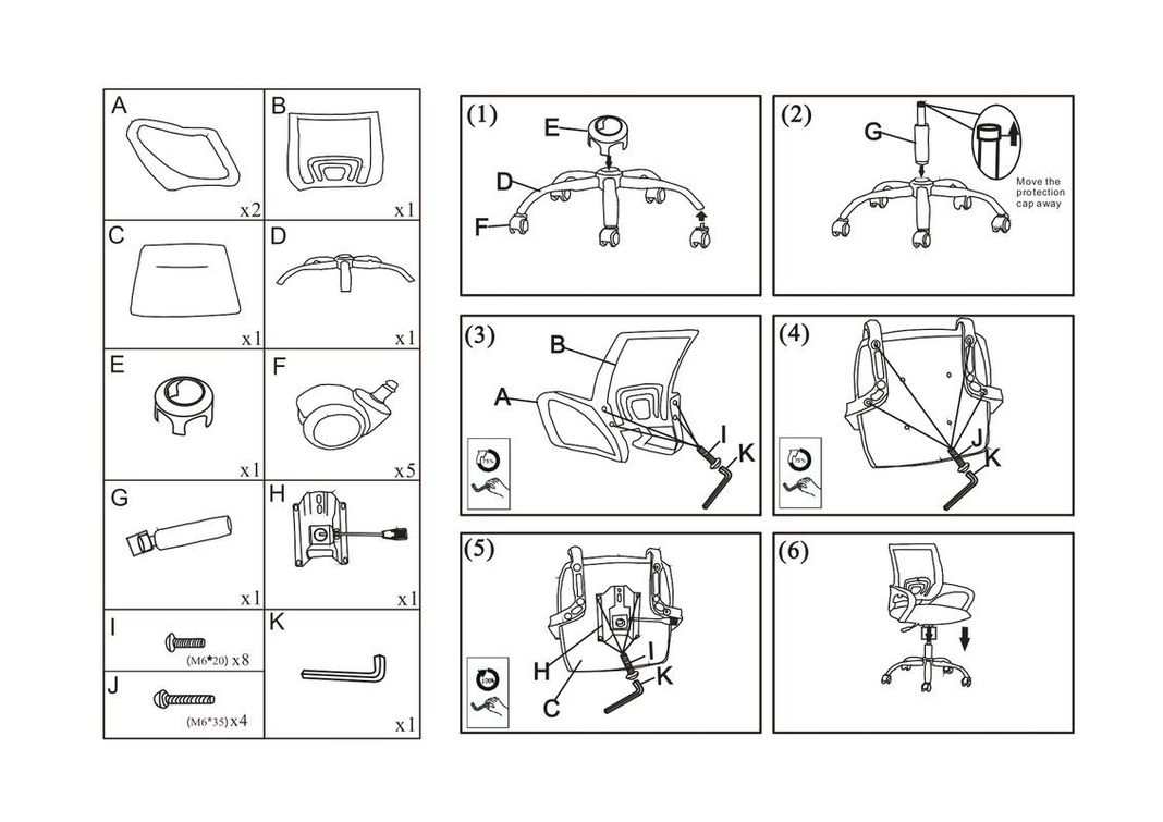 SILLA DE OFICINA EJECUTIVA NUEVA YORK ERGONOMICA RESPALDO MALLA ROJA BM-520MR-6
