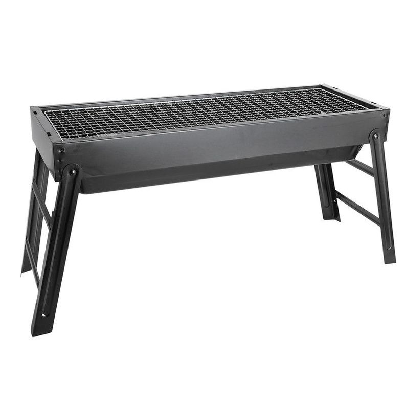 SET PARRILLA BBQ PORTATIL PARA CARBON + 3 PIEZAS AH21-1