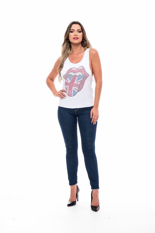 Pack 2 Poleras, Choker y Sin Manga Rock Caviar 13-1