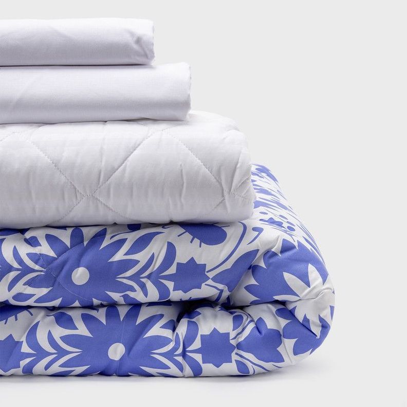 COMBO 32 PLUMON MEXICO REVERSIBLE AZUL 1.5 PLAZAS-0