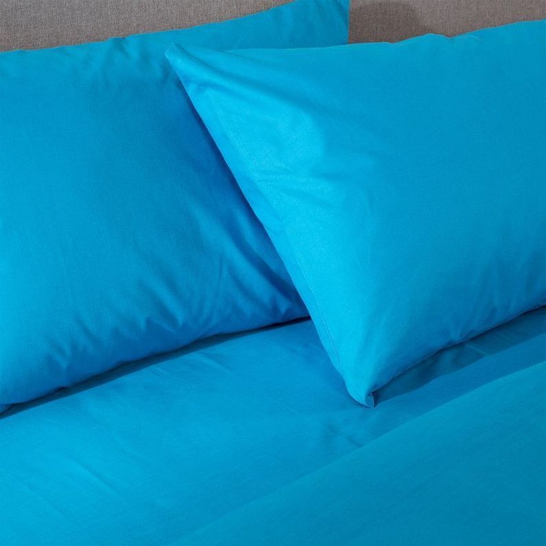 COMBO 51 PLUMON BICOLOR CELESTE AZUL 2 PLAZAS-5