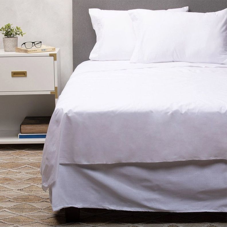 Pack 2 Almohadas + Sabana Blanca 2 Plazas Arthome Blanco