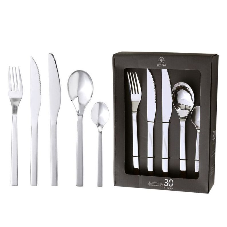 Set Cuchilleria 60 Piezas Acero Inoxidable Arthome CUC13-2