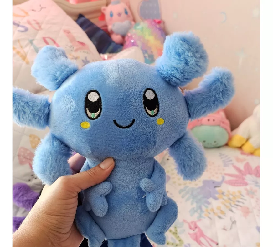 Peluche Ajolote Blu / Naspyta 32 Cm Juguete Kawaii-1