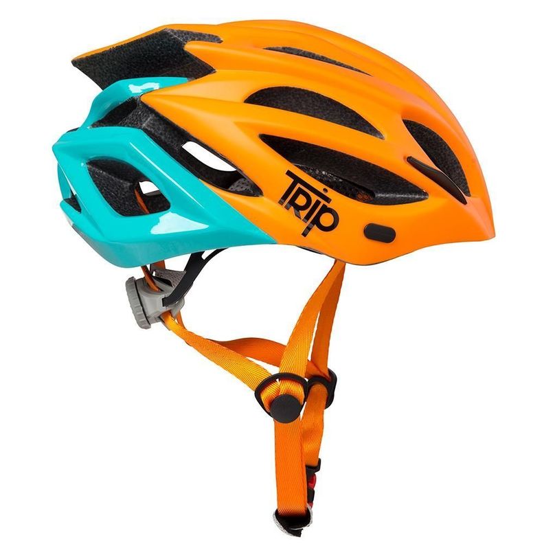 Casco Bicicleta MTB Trip Delirium Orange/Blue-1
