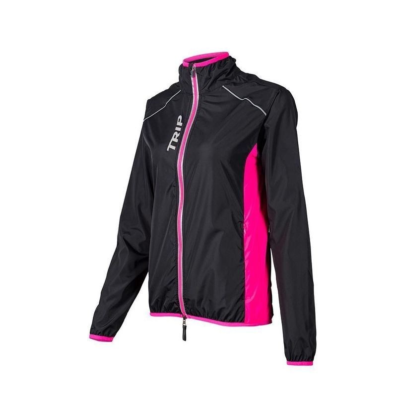 CORTAVIENTO BLACK/PINK TRIP-0