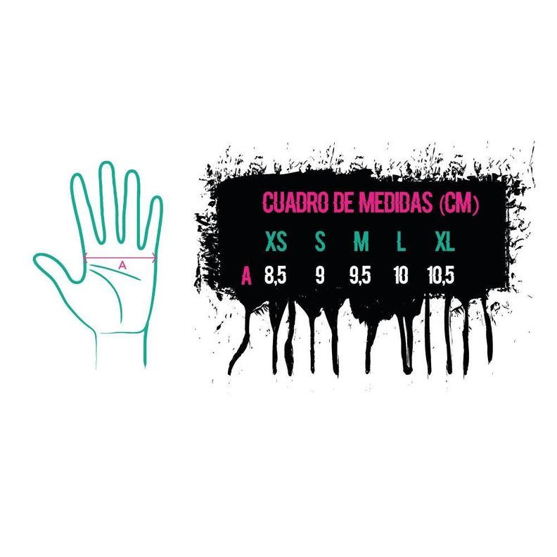 GUANTES CORTOS TRIP PURPLE/BLUE-2